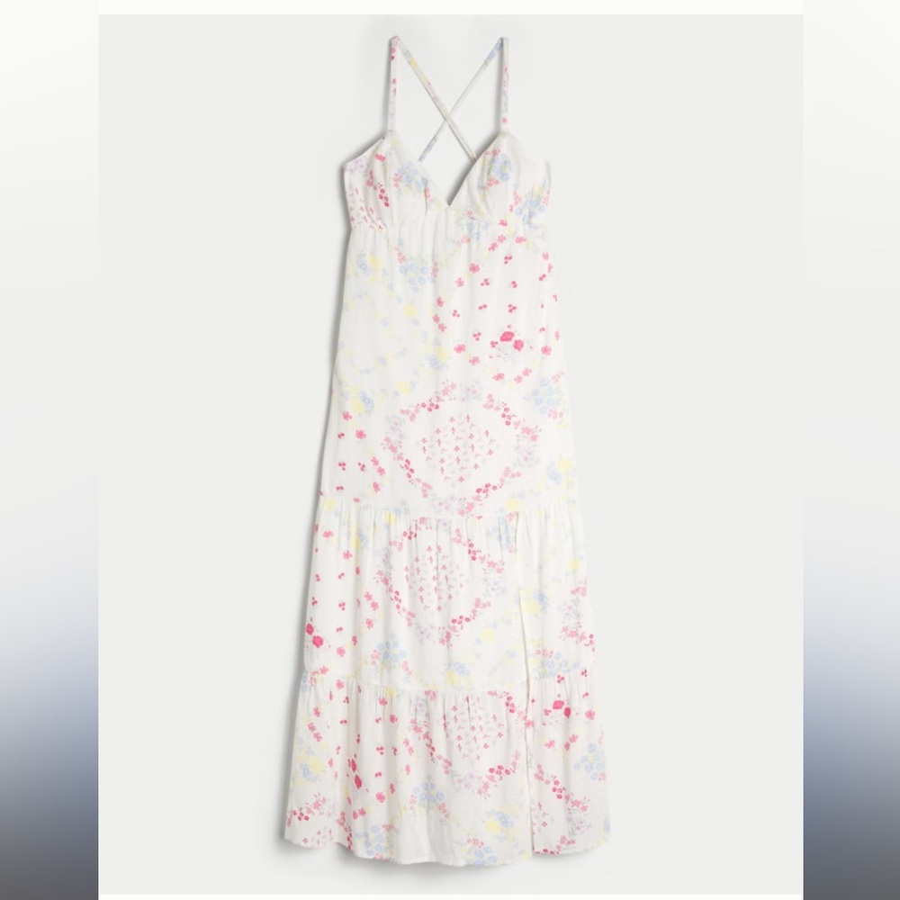 Hollister Open Back Maxi Dress